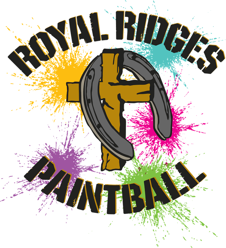 Logo for royal ridges paintball