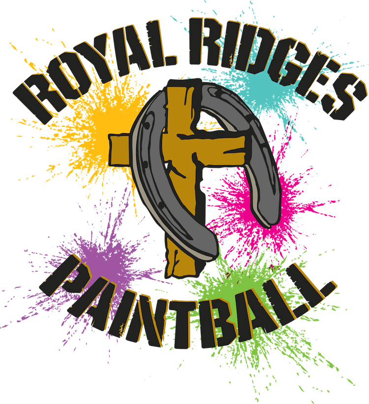 Logo for royal ridges paintball